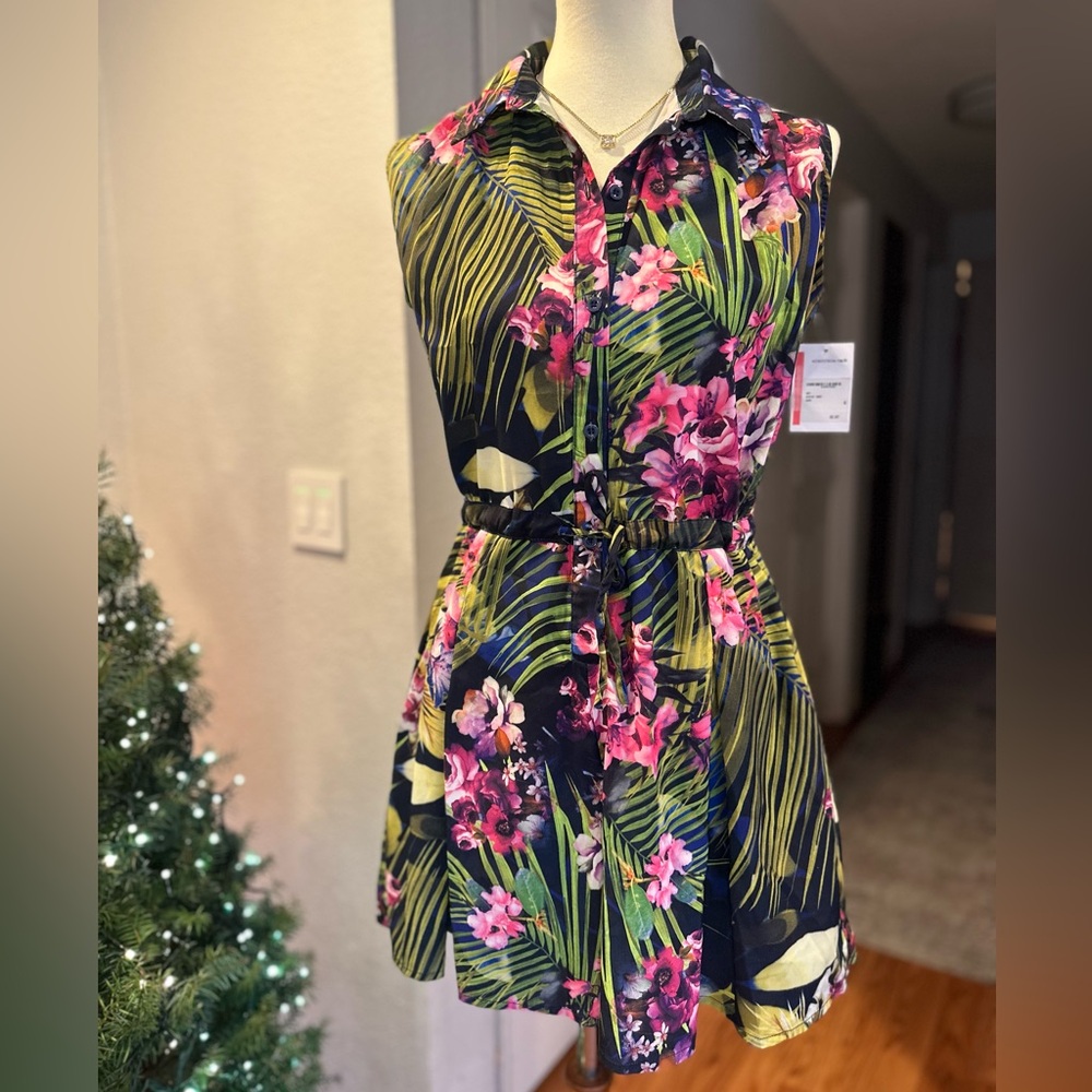 Amelia New York Tropical Floral Romper Size 4 💥NWT💥